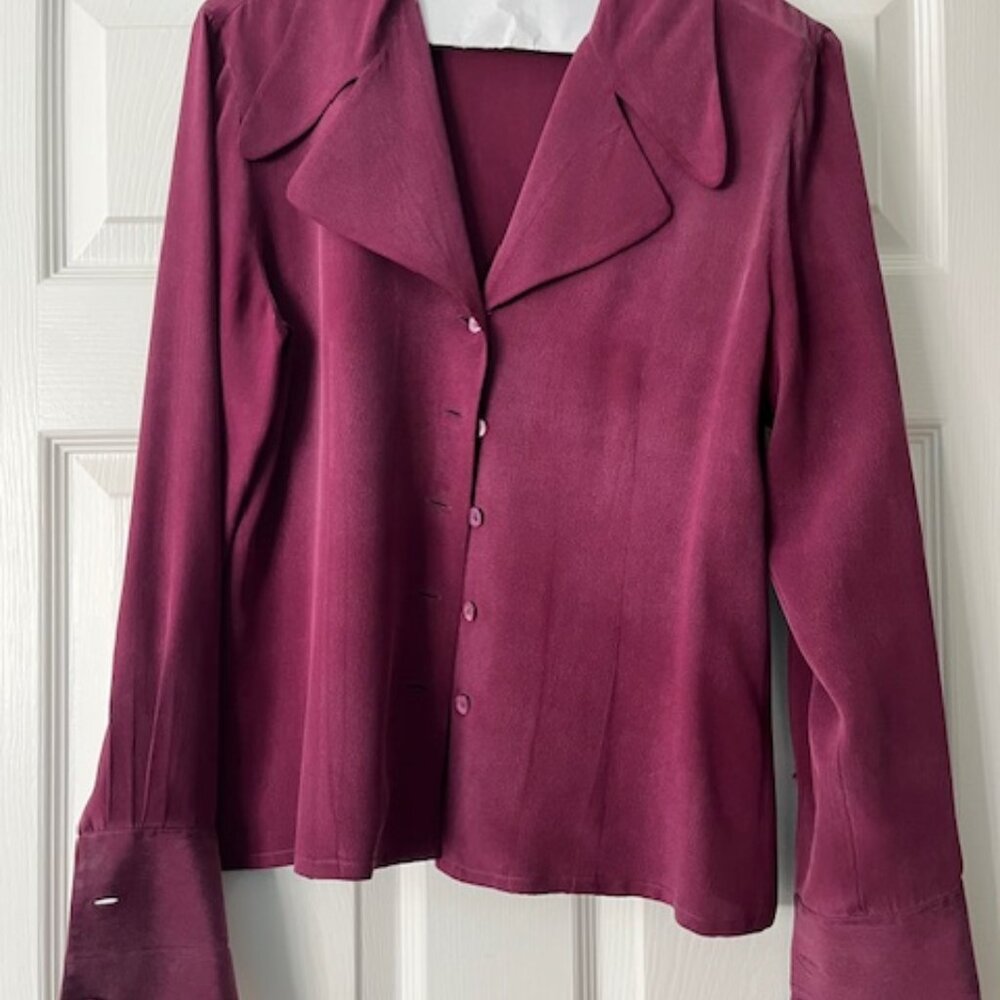 Vintage Mondi silk blouse